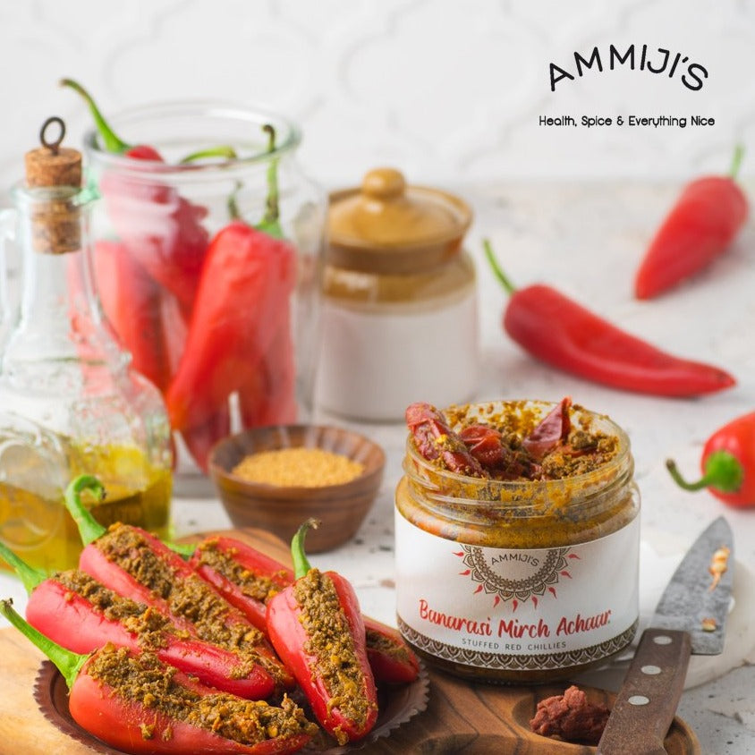 Ammiji's Banarasi Mirch Achaar (650gm)