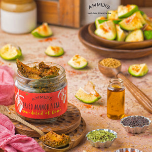 Ammiji’s Dried Mango Pickle (190gm)